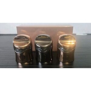 New Wine Or Champagne Sealer Bar Tools Set Of 3 Copper And Silver With Box